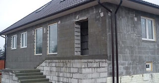 Фасад из газобетона для дома в Батайске - Строй-Бтс, качественная отделка от 2059 руб.